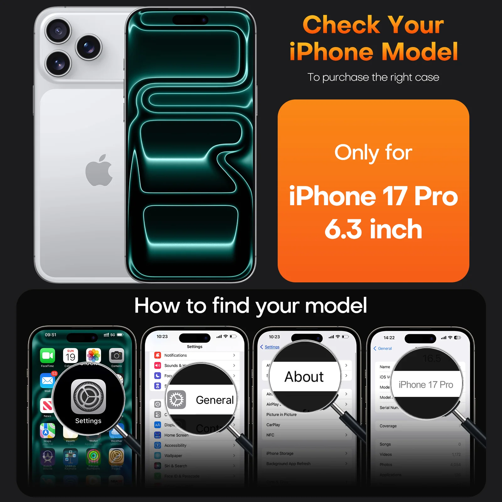 TAURI for iPhone 17 Pro Case, Full Camera Protection with Screen Protector, Anti-Yellowing Military-Grade Protection Shockproof Slim Phone Case for iPhone 17 Pro, Green - Image 6