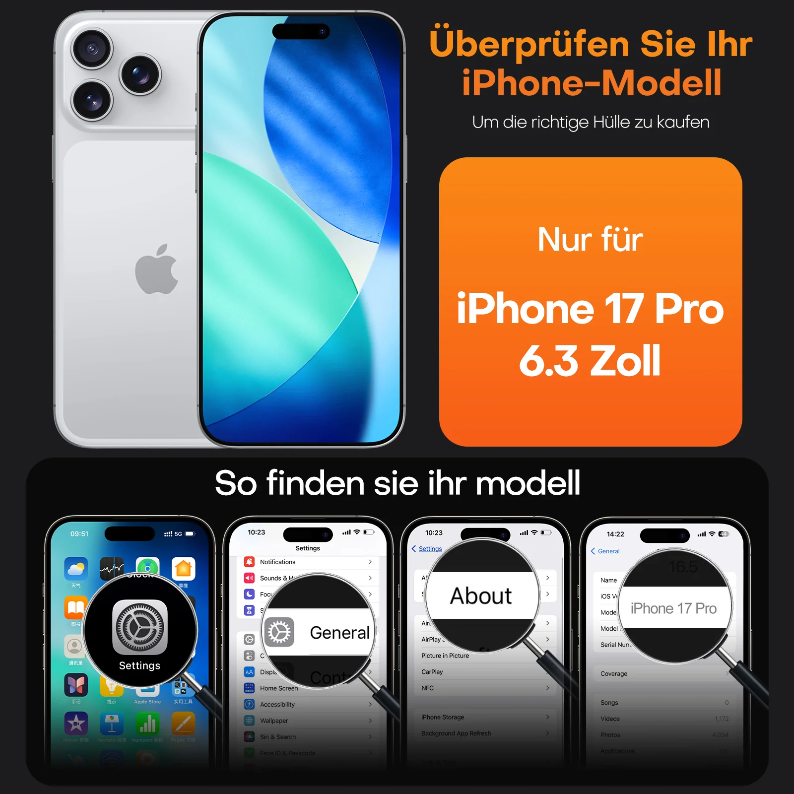 TAURI for iPhone 17 Pro Case, Full Camera Protection with Screen Protector, Translucent Matte Military-Grade Protection Shockproof Slim Phone Case for iPhone 17 Pro, Matte Green - Image 6